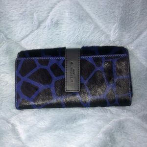 Blue/Purple Liebeskind Fur Wallet